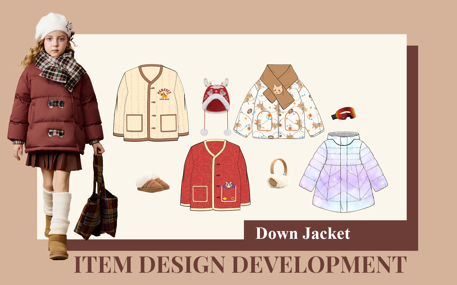 Down Jacket -- The Design Development of Girlswear