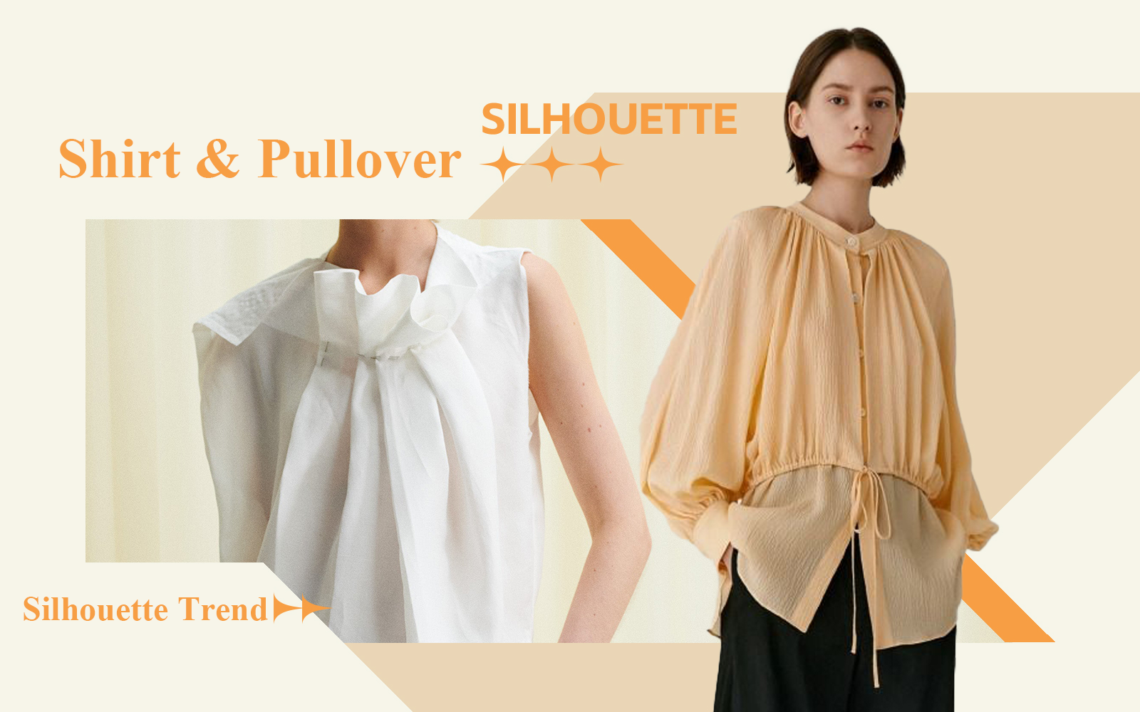 French Style -- The Silhouette Trend for Women's Shirt & Pullover