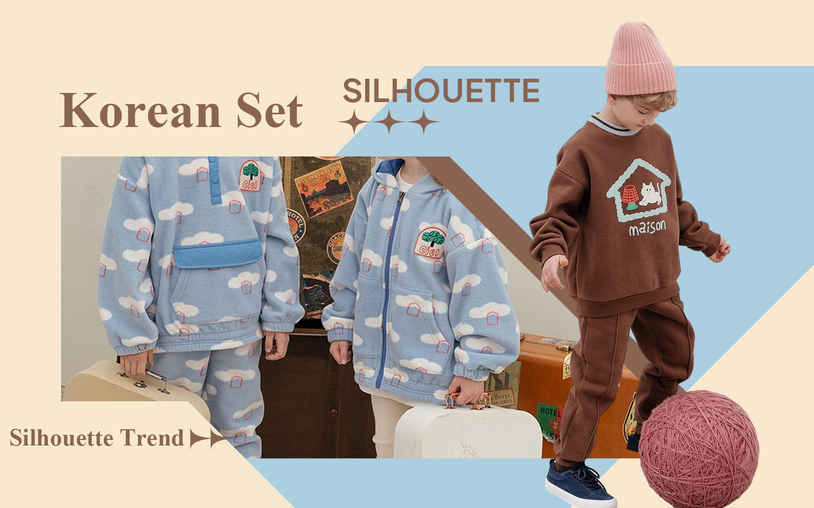 Korean Set -- The Silhouette Trend for Kidswear
