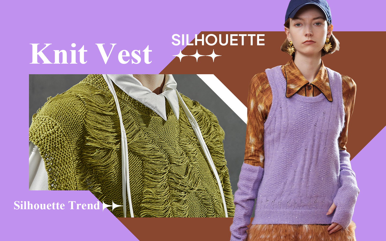 Vest -- S/S 2025 Silhouette Trend for Women's Knitwear