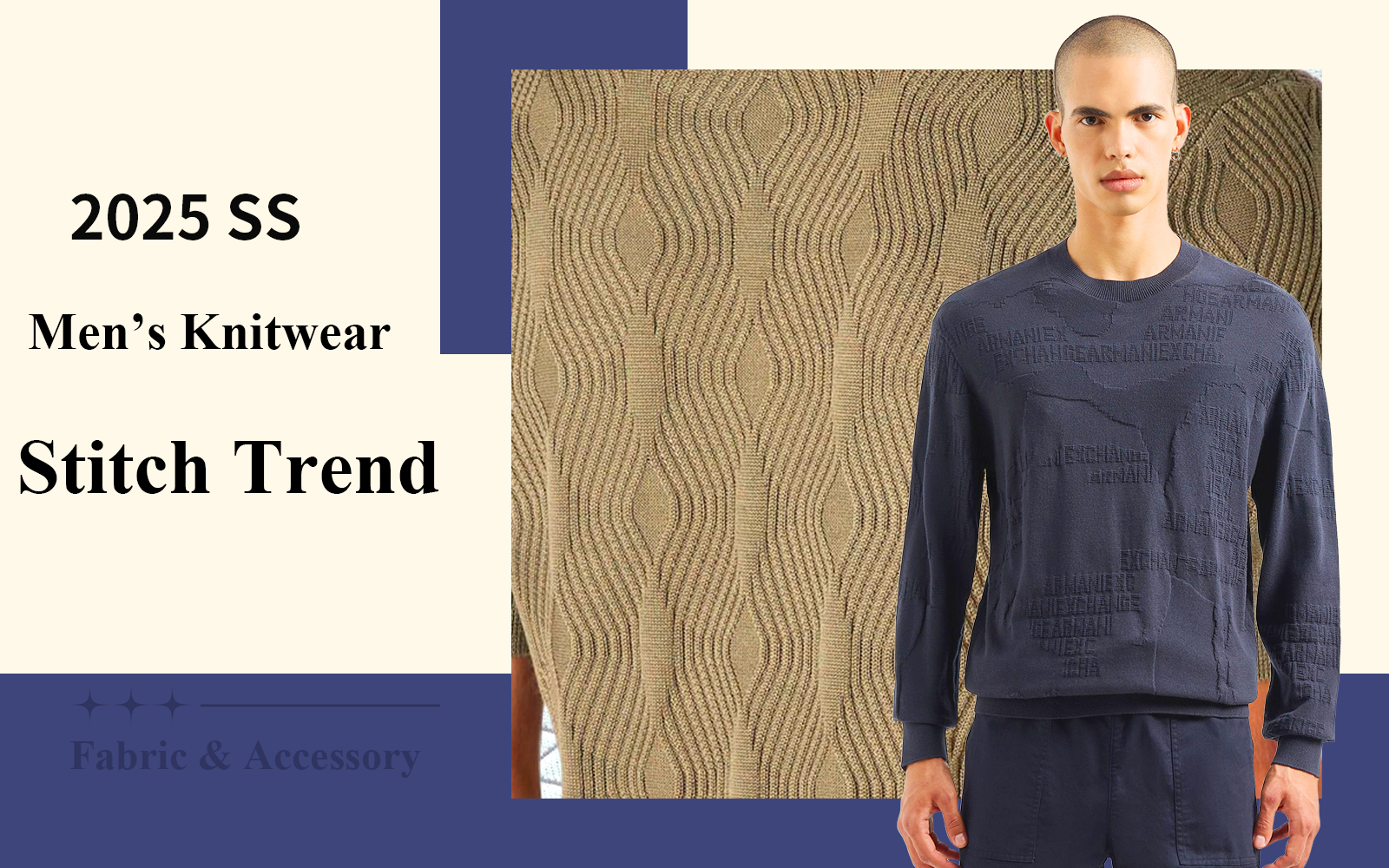 Stitch Changes -- S/S 2025 Stitch Trend for Men's Knitwear