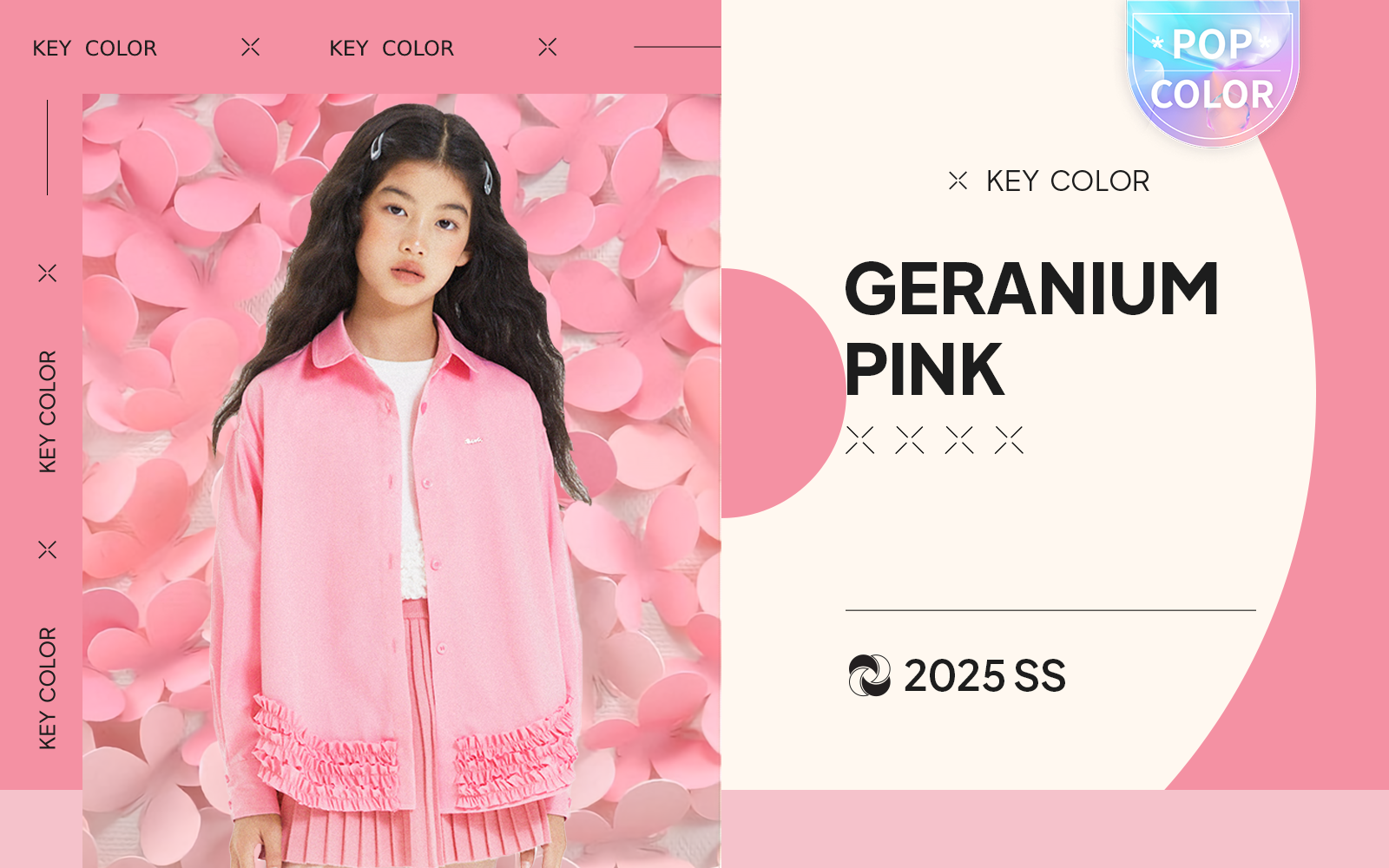 Geranium Pink -- The Color Trend for Girlswear