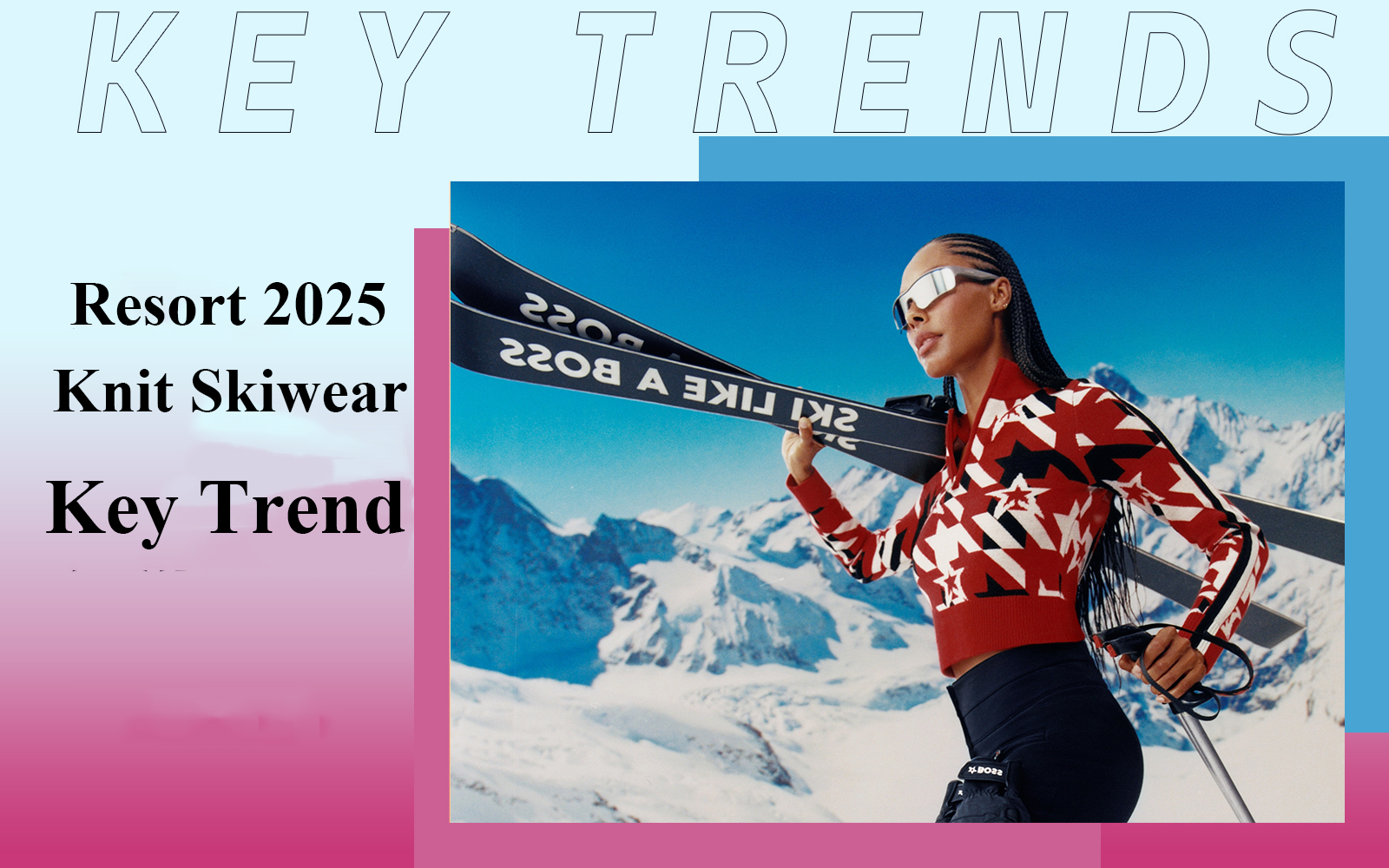 Knitted Skiwear -- Resort 2025 Key Trend for Knitwear