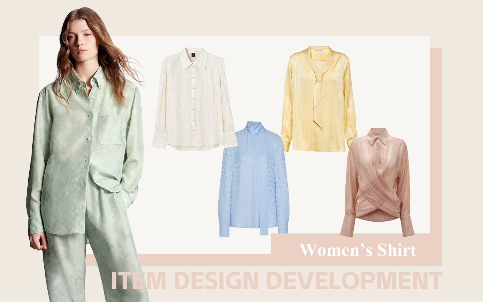 Light Luxury -- The Design Development of Women's Shirt