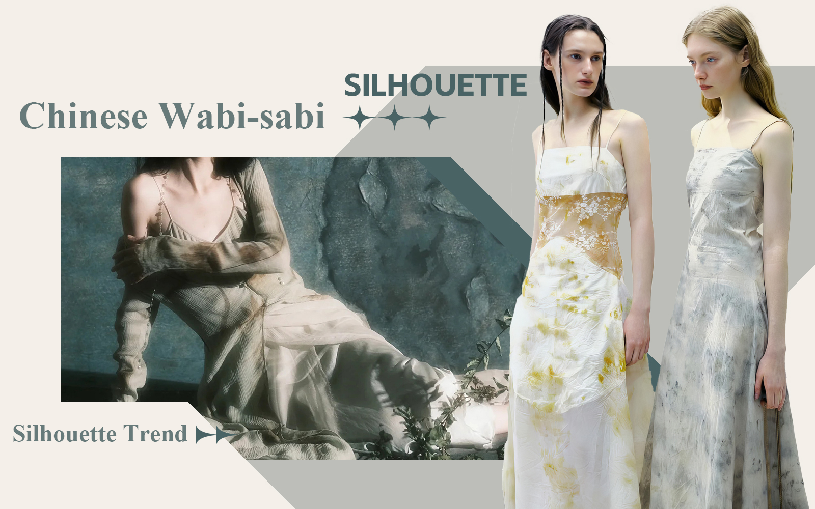 Chinese Wabi-sabi -- The Silhouette Trend for Women's Dress