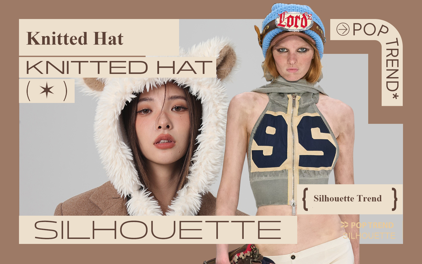 Winter Atmosphere -- The Silhouette Trend for Knit Hat