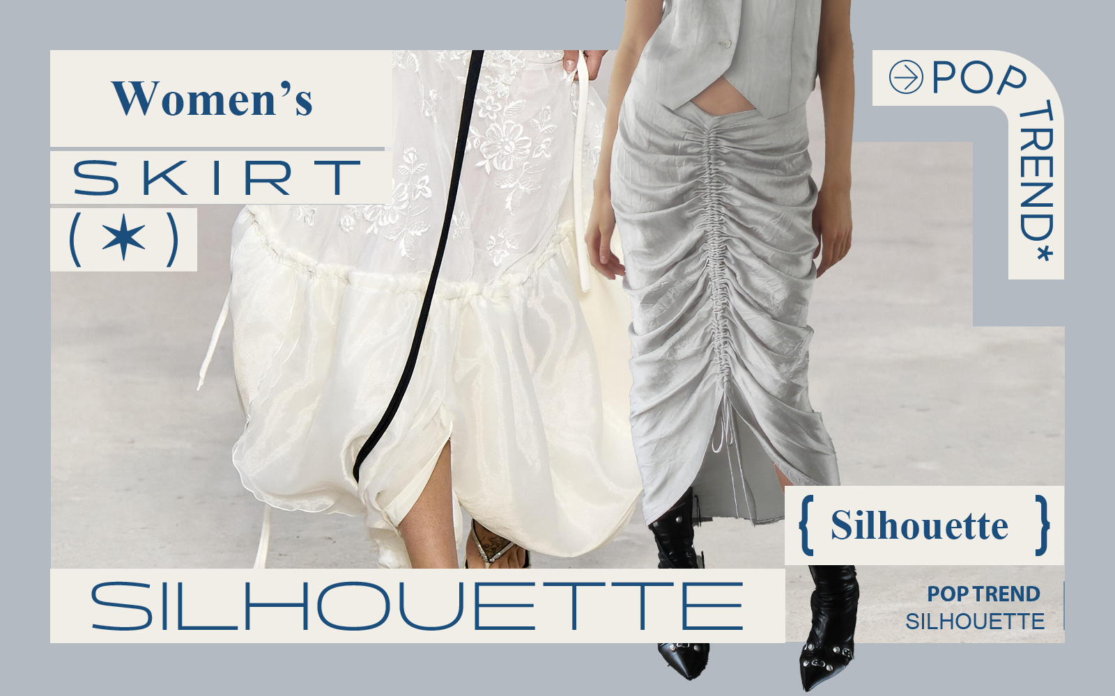 French Modern -- The Silhouette Trend for Women's Dress