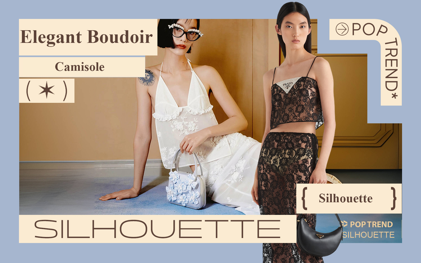 Elegant Boudoir -- The Silhouette Trend for Women's Camisole