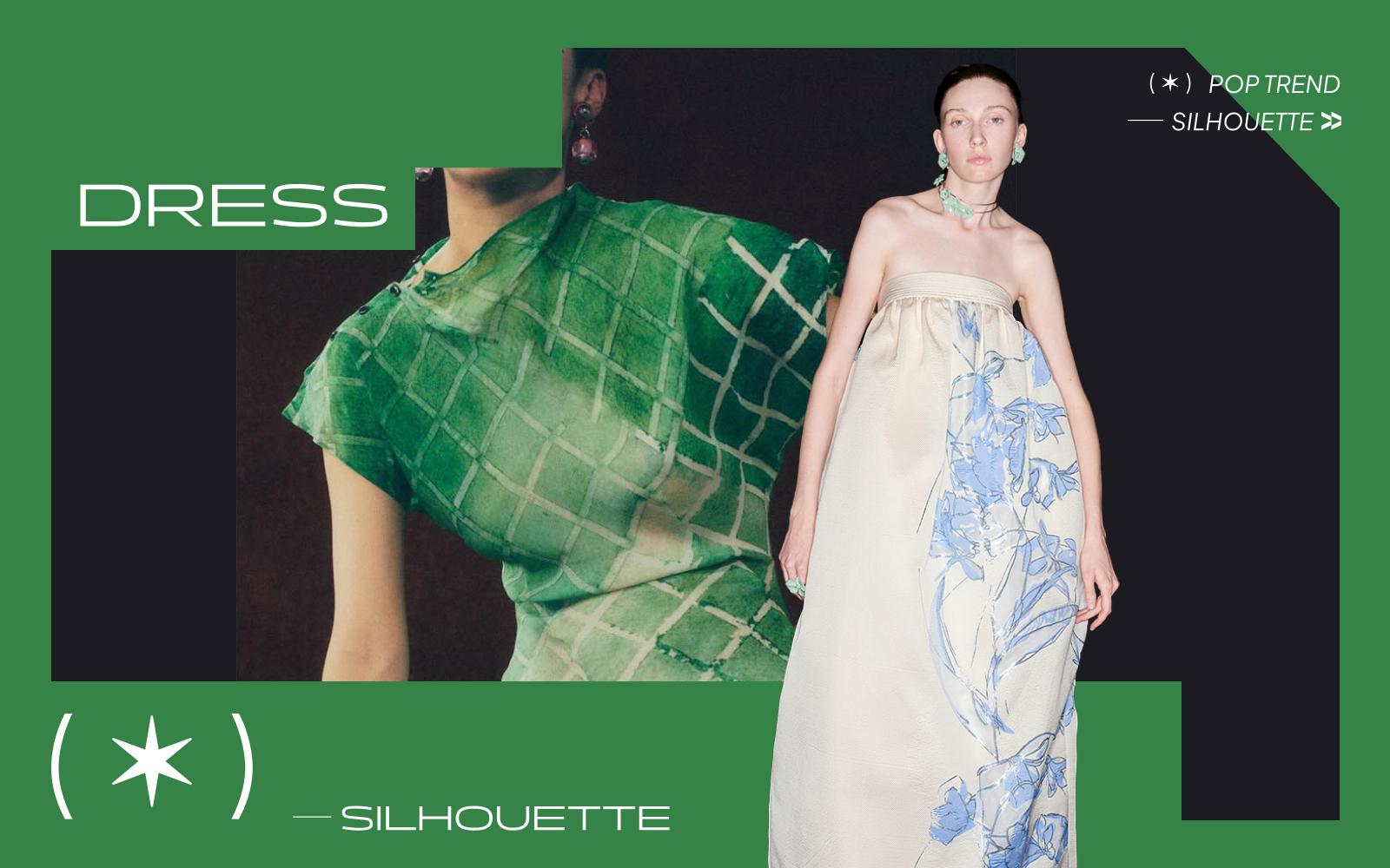 Elegant Spring -- The Silhouette Trend for Women's Dress