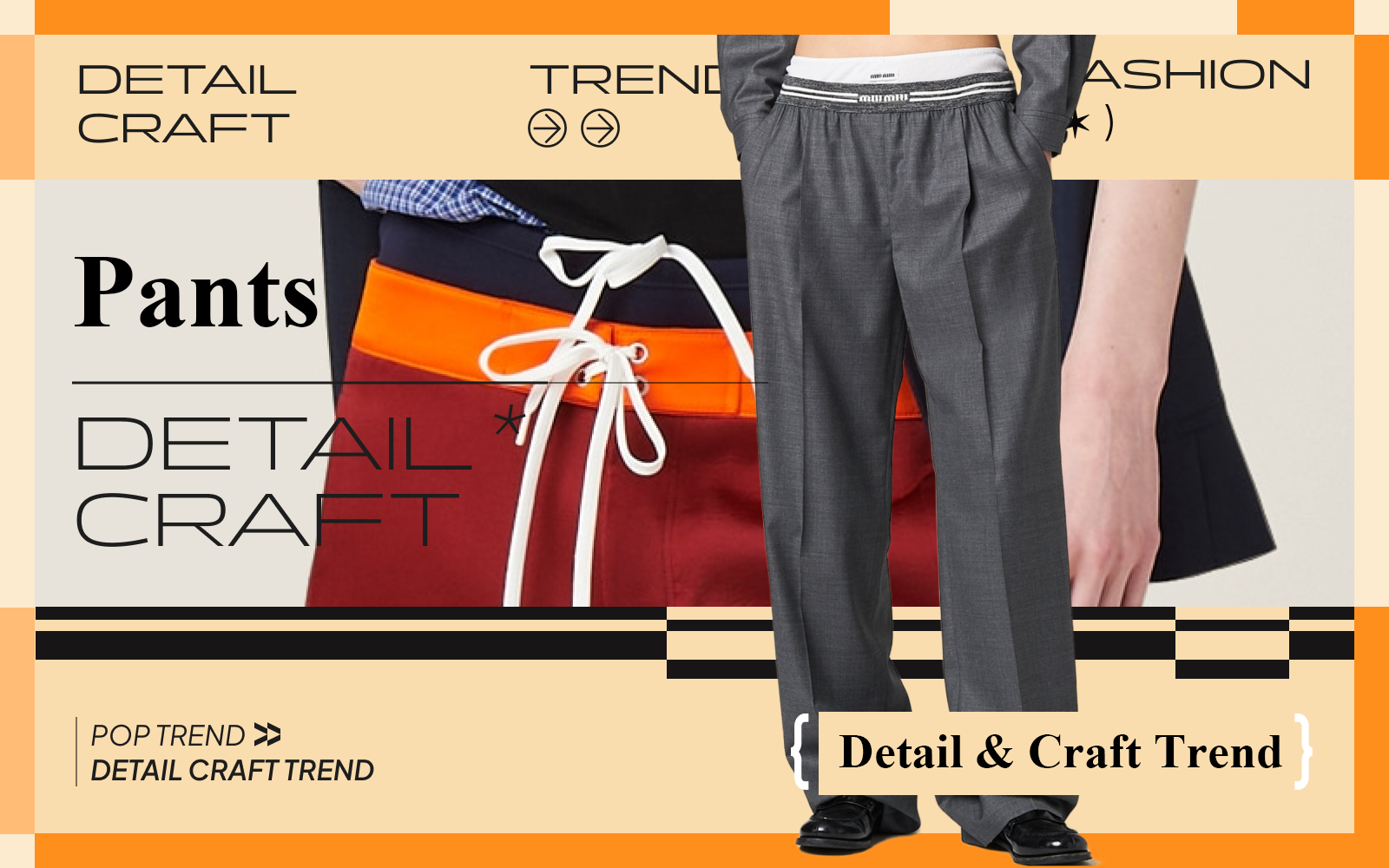Waistband -- The Detail & Craft Trend for Women's Pants