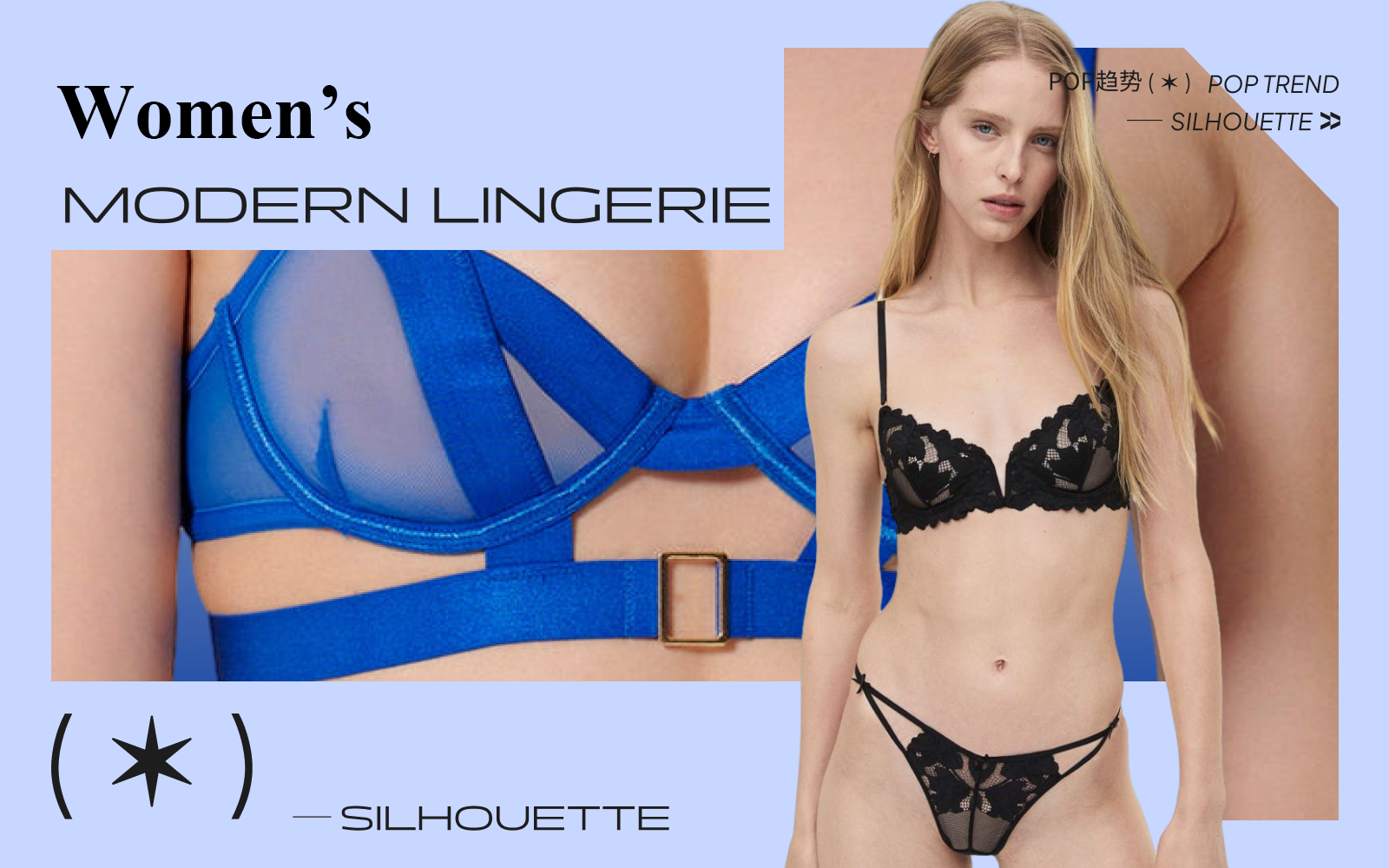 Exquisite Modern -- The Silhouette Trend for Women's Lingerie