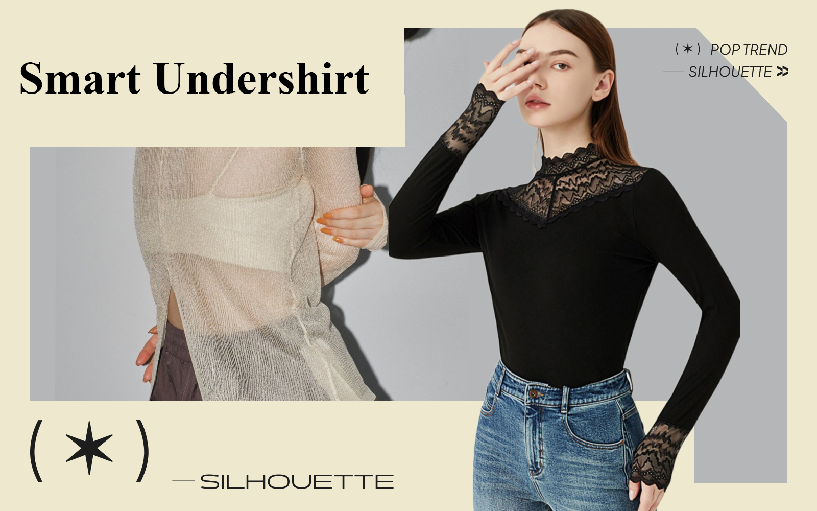 Fashionable Undershirt -- The Silhouette Trend for Women's Undershirt
