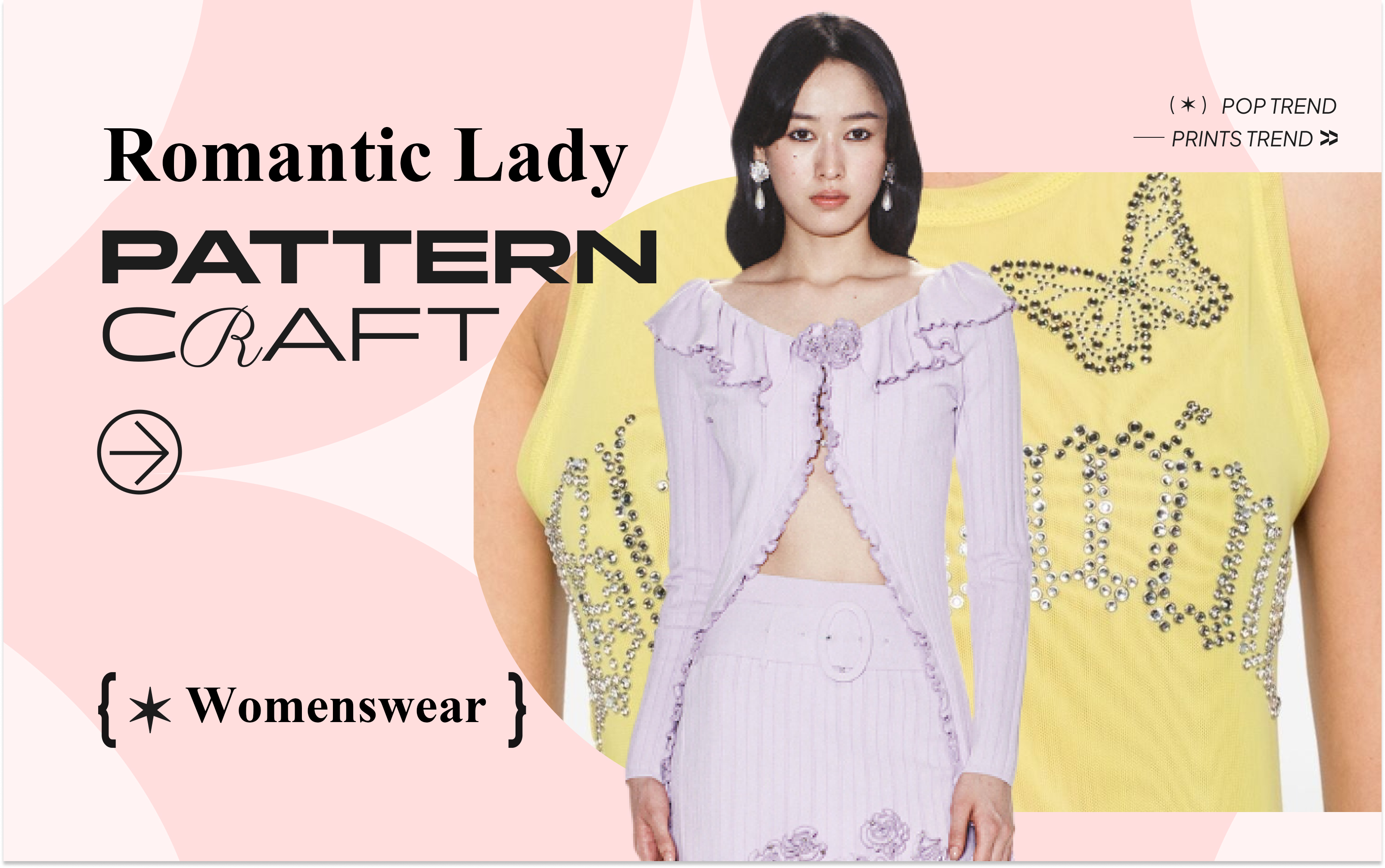 Romantic Lady -- The Pattern Craft Trend for Women's Knitwear