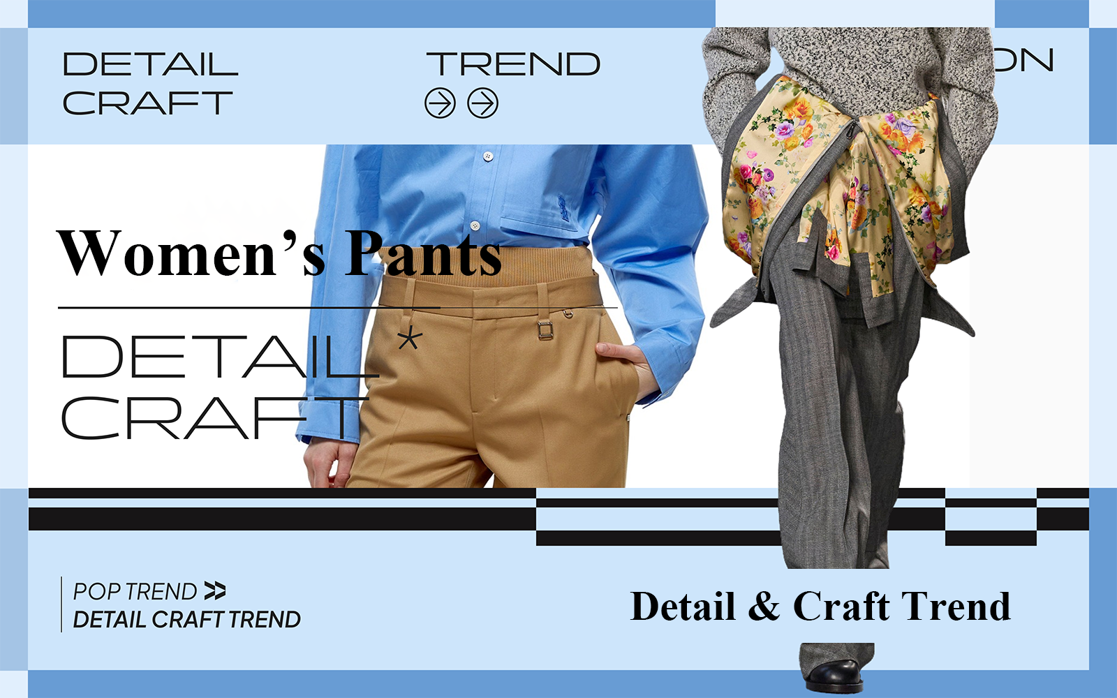 Fashion Focus -- The Detail & Craft Trend for Women's Pants