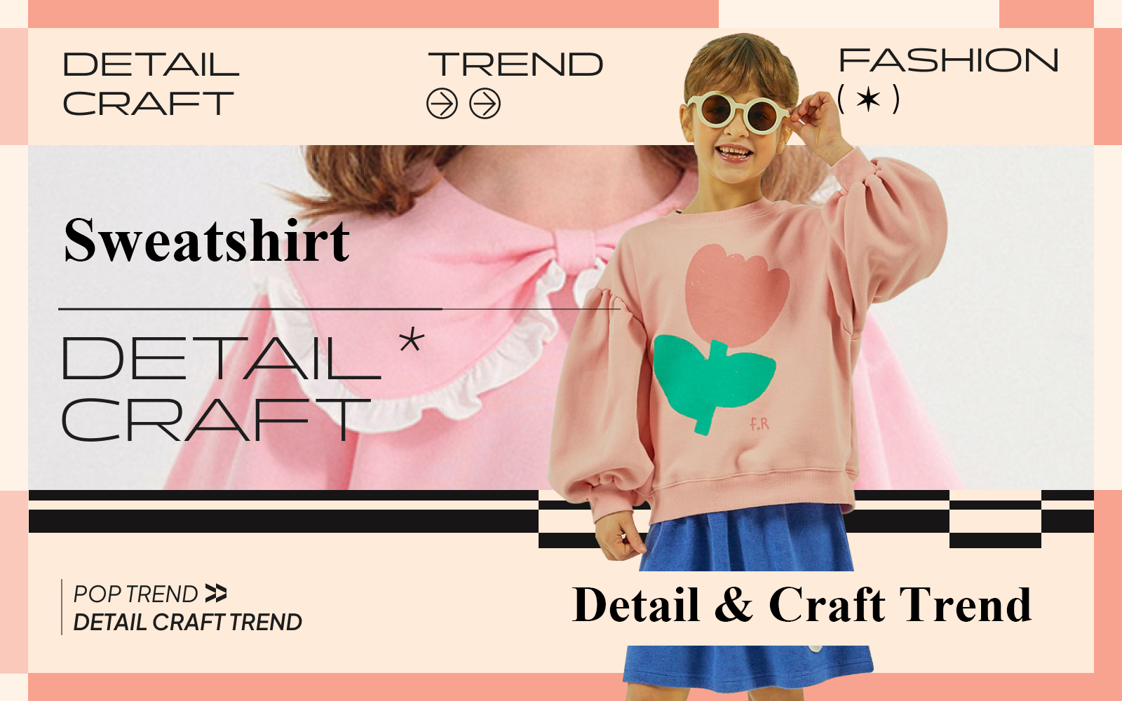 Sweatshirts -- The Detail & Craft Trend for Girlswear
